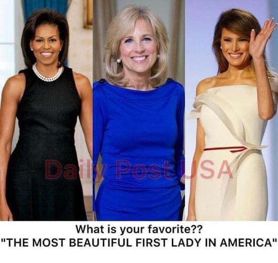 “THE MOST BEAUTIFUL FIRST LADY IN AMERICA” ??