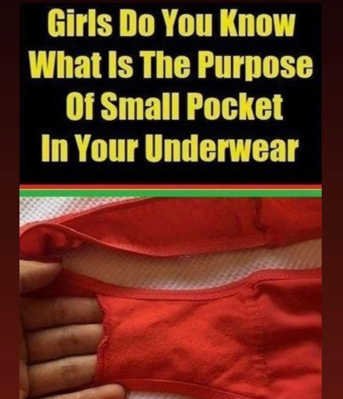 Why Ladies’ Underwear Has That Little Pocket In The Middle