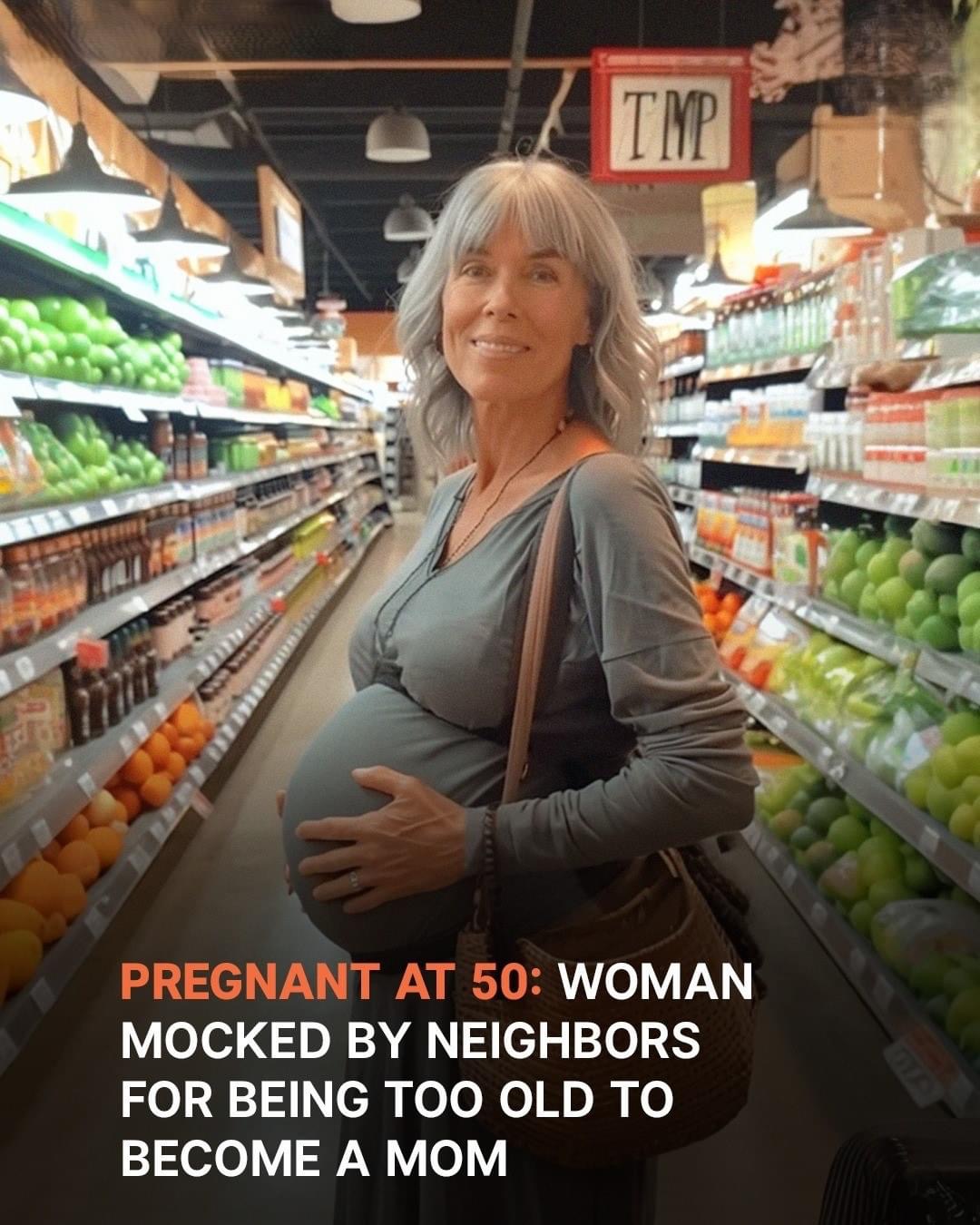 Neighbors Judge Pregnant 50-Year-Old behind Her Back until They Learn Name of Baby’s Father — Story of the Day