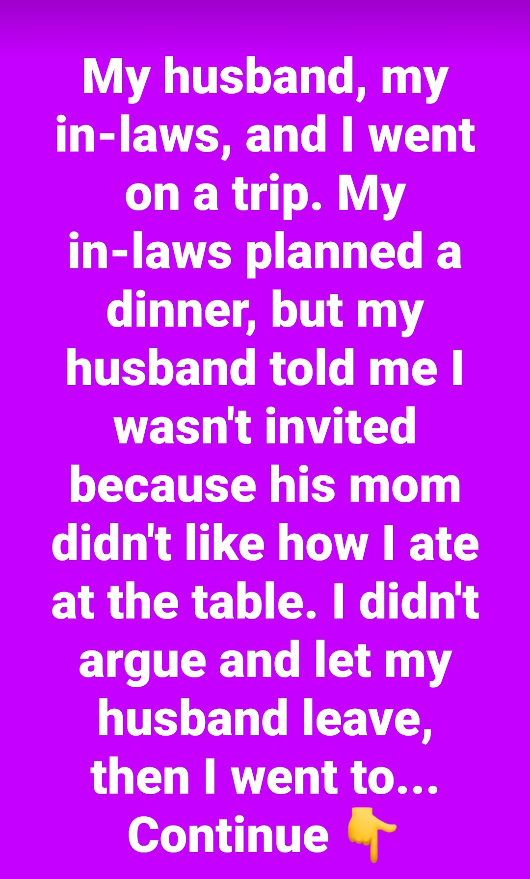 My In-Laws Keep Leaving Me Out of Dinners, So I Taught Them a Lesson